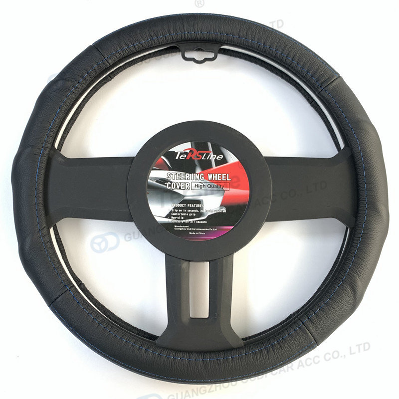 Genuine Leather Steering Wheel Cover
