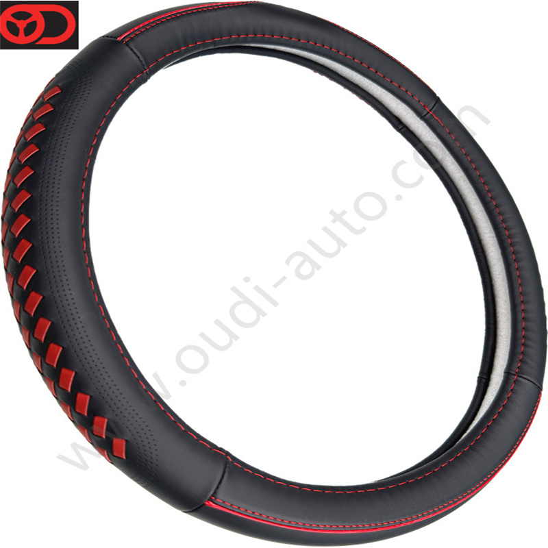Genuine Leather Steering Wheel Cover OD-L68