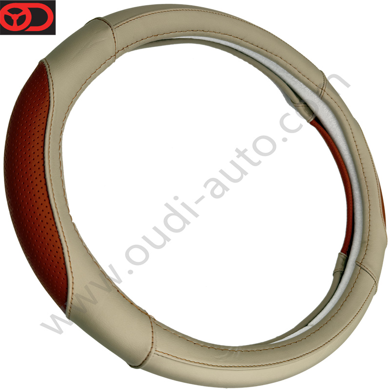 Genuine Leather Steering Wheel Cover OD-L72