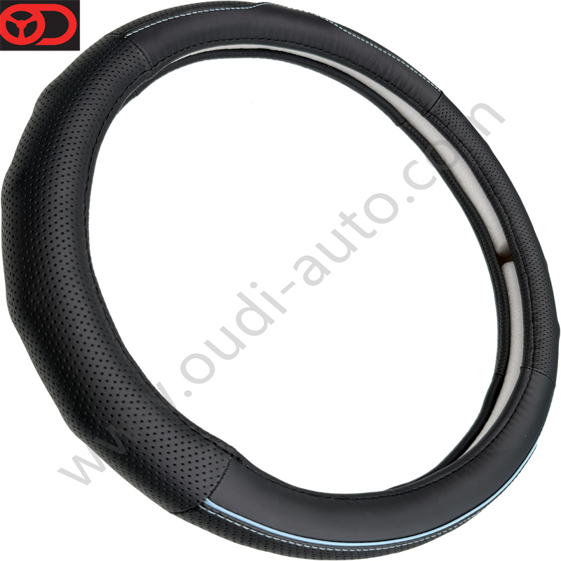 Genuine Leather Steering Wheel Cover OD-L73