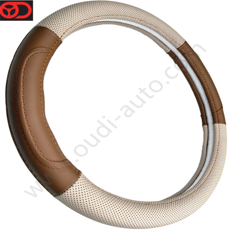 Genuine Leather Steering Wheel Cover OD-L75